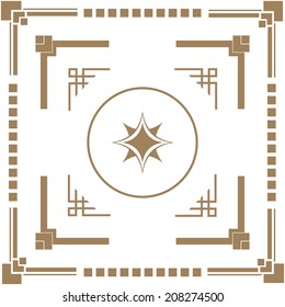 Calligraphic design elements and page decoration