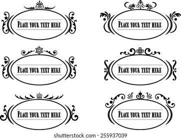calligraphic design elements and page decoration