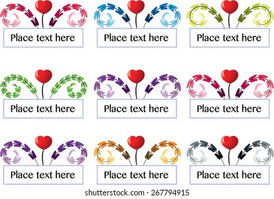 calligraphic design elements and page decoration