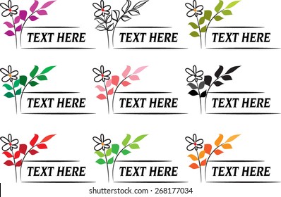 calligraphic design elements and page decoration