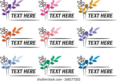calligraphic design elements and page decoration