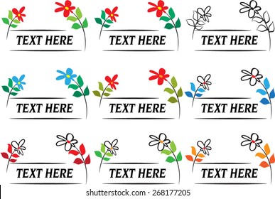calligraphic design elements and page decoration