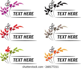 calligraphic design elements and page decoration