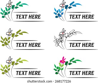 calligraphic design elements and page decoration