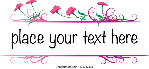 calligraphic design elements and page decoration