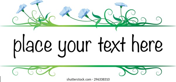 calligraphic design elements and page decoration