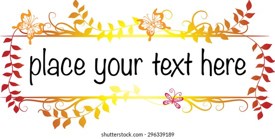 calligraphic design elements and page decoration