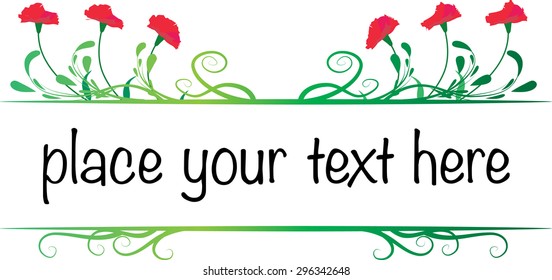 calligraphic design elements and page decoration