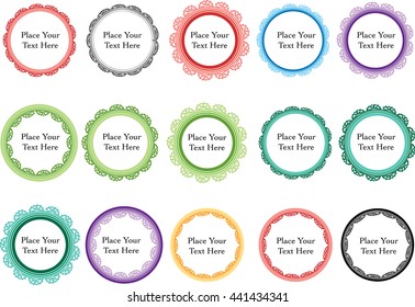 calligraphic design elements and page decoration