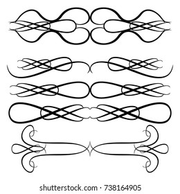 
calligraphic design elements and page decoration