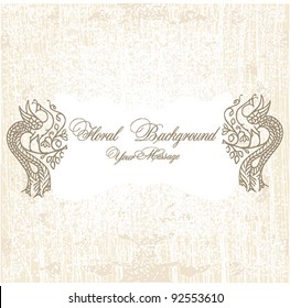 Calligraphic design elements and page decoration.