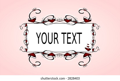 calligraphic design (vector)