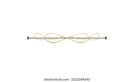 Calligraphic dividers in two colors design. page dividers classic and retro free vector editable background