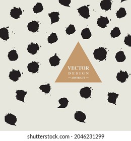 Calligraphic effect abstract patterns, repeated graphics, vector patterns