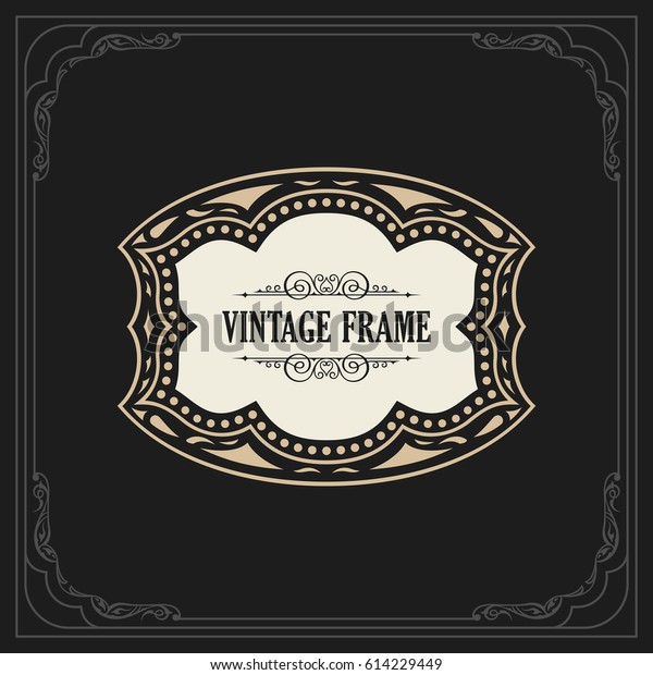 Calligraphic Elegant Ornament Frame Lines.\
Restaurant menu. Luxury vintage ornate greeting card with\
typographic design. Retro invitations and royal certificates.\
Vector Flourishes\
illustration