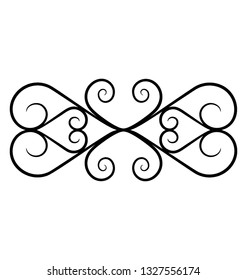 Calligraphic element design icon 