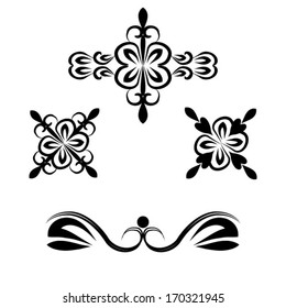 Calligraphic elements
