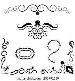 Calligraphic elements