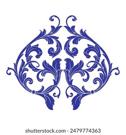 Calligraphic Filigree Flourish Divider swirl. Vintage Ornament. Border ornament. Suitable for wedding invitation cards