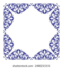 Calligraphic Filigree Flourish Divider swirl. Vintage Ornament. Border ornament. Suitable for wedding invitation cards