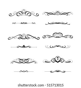 Calligraphic frame set
