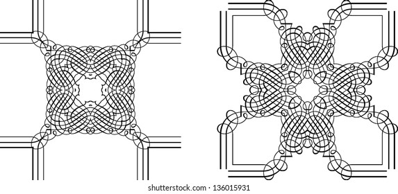 calligraphic frames