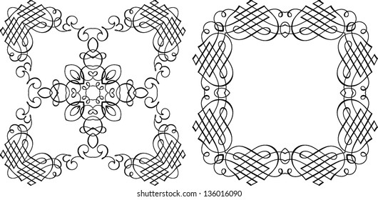 calligraphic frames