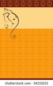 Calligraphic Ganesha