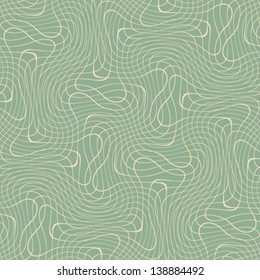 Calligraphic grid. Seamless pattern.