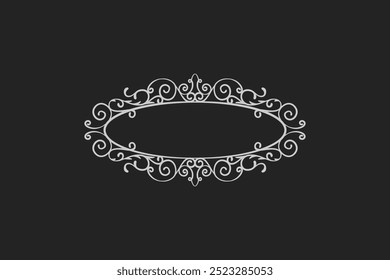 calligraphic hand drawn elegant vintage ornament elements design free vector