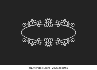 calligraphic hand drawn elegant vintage ornament elements design free vector