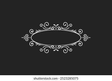 calligraphic hand drawn elegant vintage ornament elements design free vector