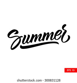 calligraphic inscription summer