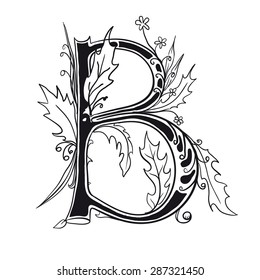 Calligraphic letter b