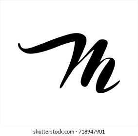 Calligraphy Letter M Design Images - pic-fart