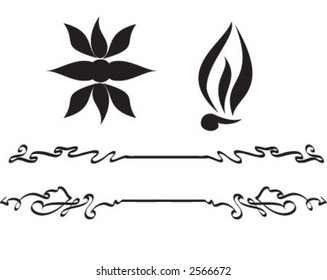 Calligraphic lines