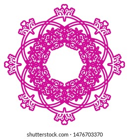 Calligraphic  Luxury line wedding. Flourishes black frame. Emblem monogram. Royal vintage design. Black symbol, love,ace,invitation label, Restaurant, Cafe, Hotel,mandala.  Vector line illustration