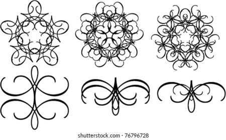 calligraphic ornament