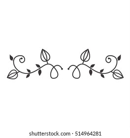 Calligraphic vintage elements design vector tattoo Decorative vintage elements design decoration label retro symbols