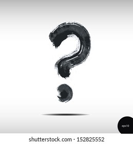 Calligraphic watercolor mark question