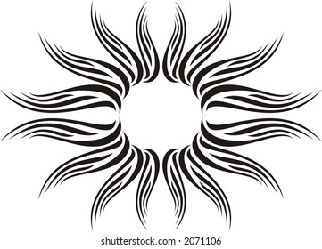 Calligraphical figures created for registration of pages, books, diplomas.