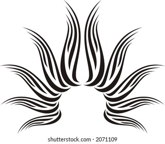 Calligraphical figures created for registration of pages, books, diplomas.