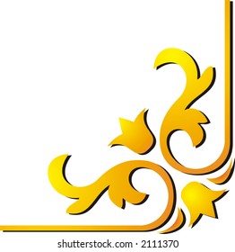 Calligraphical figures created for registration of pages, books, diplomas.