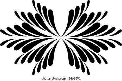 Calligraphical figures created for registration of pages, books, diplomas.