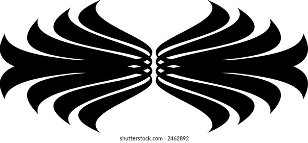 Calligraphical figures created for registration of pages, books, diplomas.