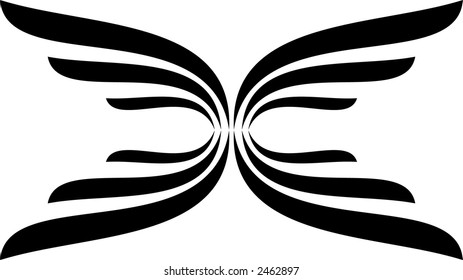 Calligraphical figures created for registration of pages, books, diplomas.