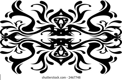 Calligraphical figures created for registration of pages, books, diplomas.