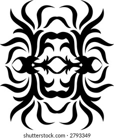 Calligraphical figures created for registration of pages, books, diplomas