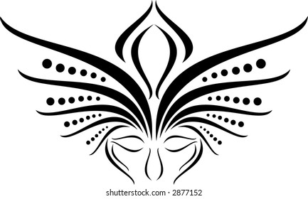 Calligraphical figures created for registration of pages, books, diplomas.