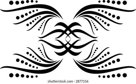 Calligraphical figures created for registration of pages, books, diplomas.